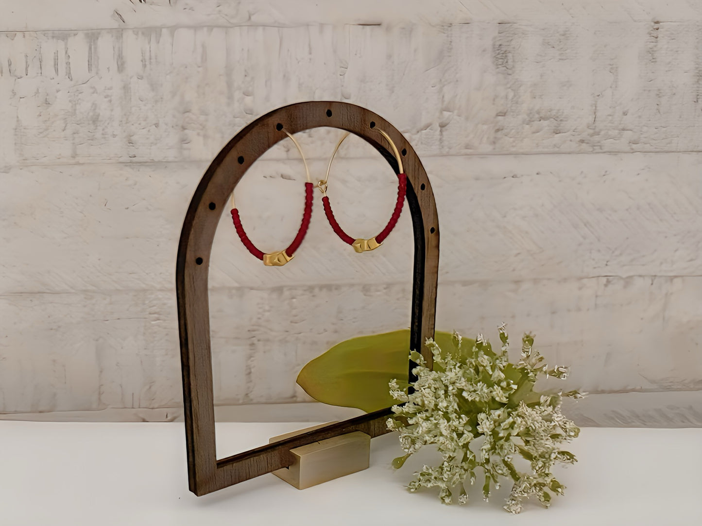 Seed bead hoops | Team Colors | 8 Color Combinations Available