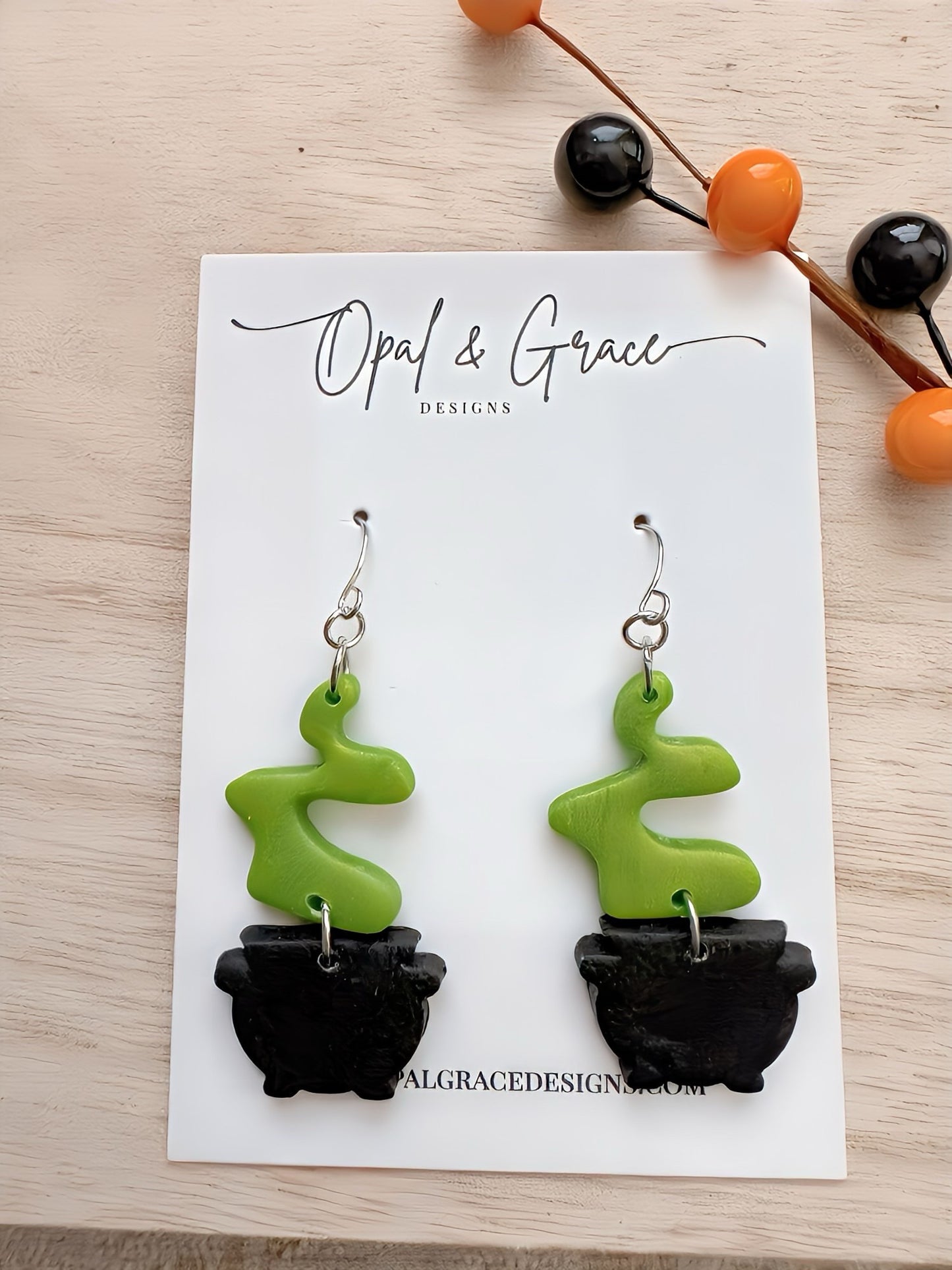 Cauldron earrings